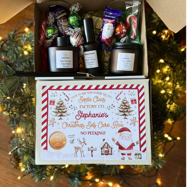 Personalised Christmas Self Care Gift Box