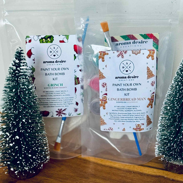 Paint your own Christmas Bath Bomb - Gift Set