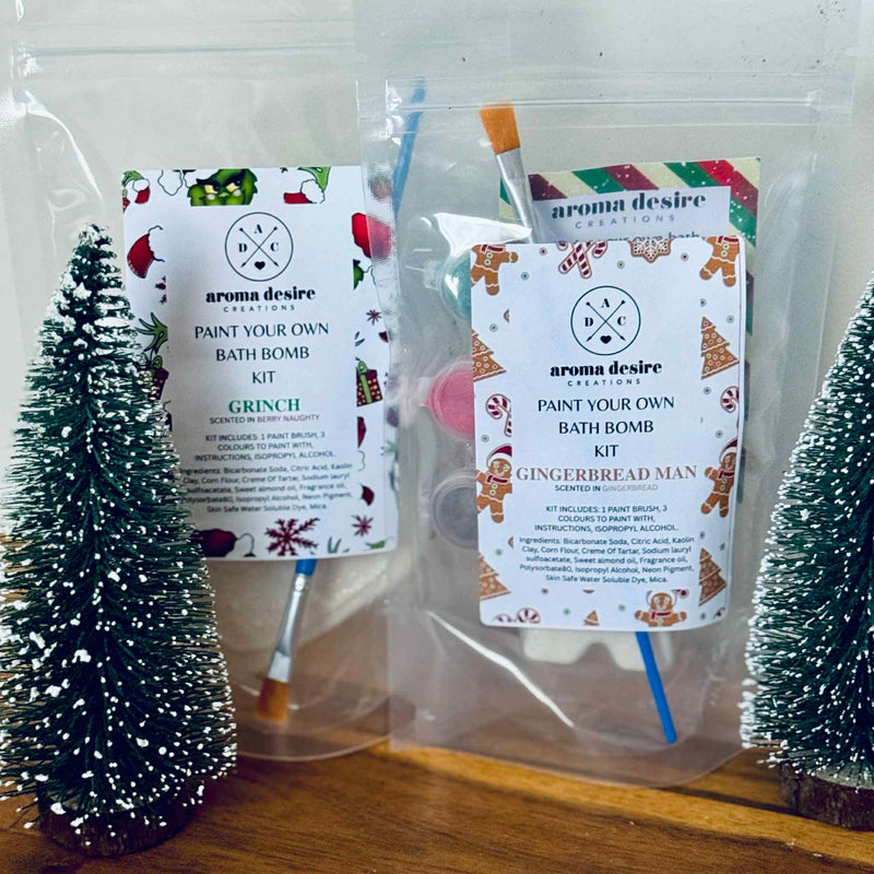 Paint your own Christmas Bath Bomb - Gift Set