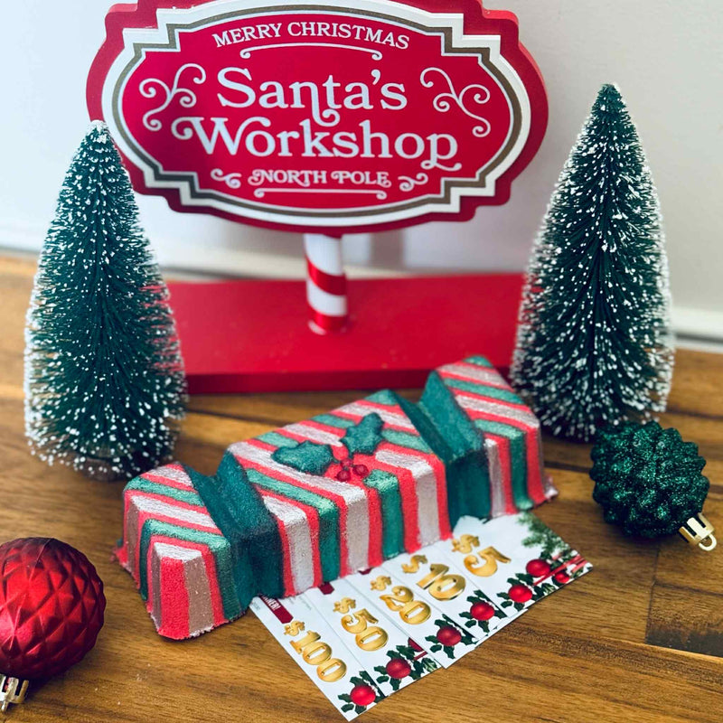 Surprise Voucher Christmas Bon Bon Bath Bomb