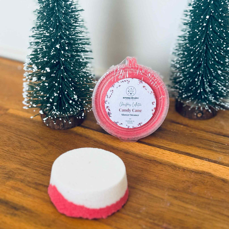 Candy Cane Shower Steamer