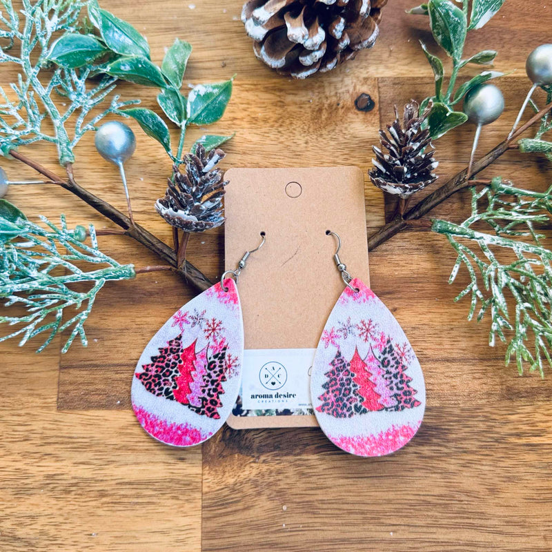 Pink Christmas - Earrings