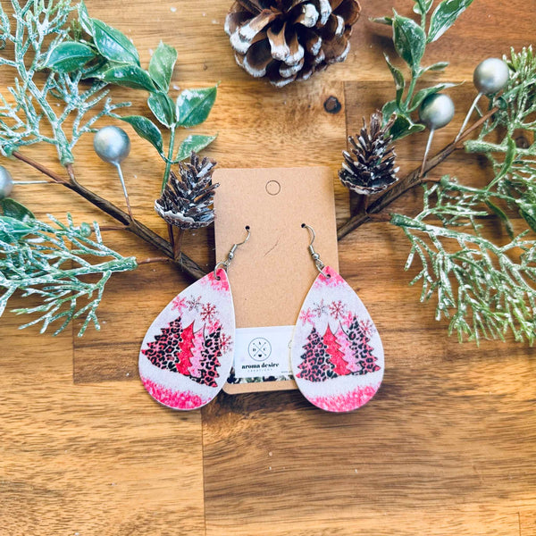 Pink Christmas - Earrings