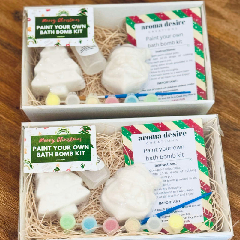 Paint your own Christmas Bath Bomb - Gift Set