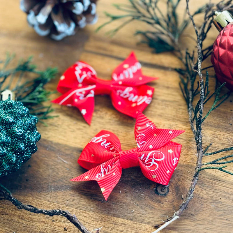 Christmas Hair Bow Accessories