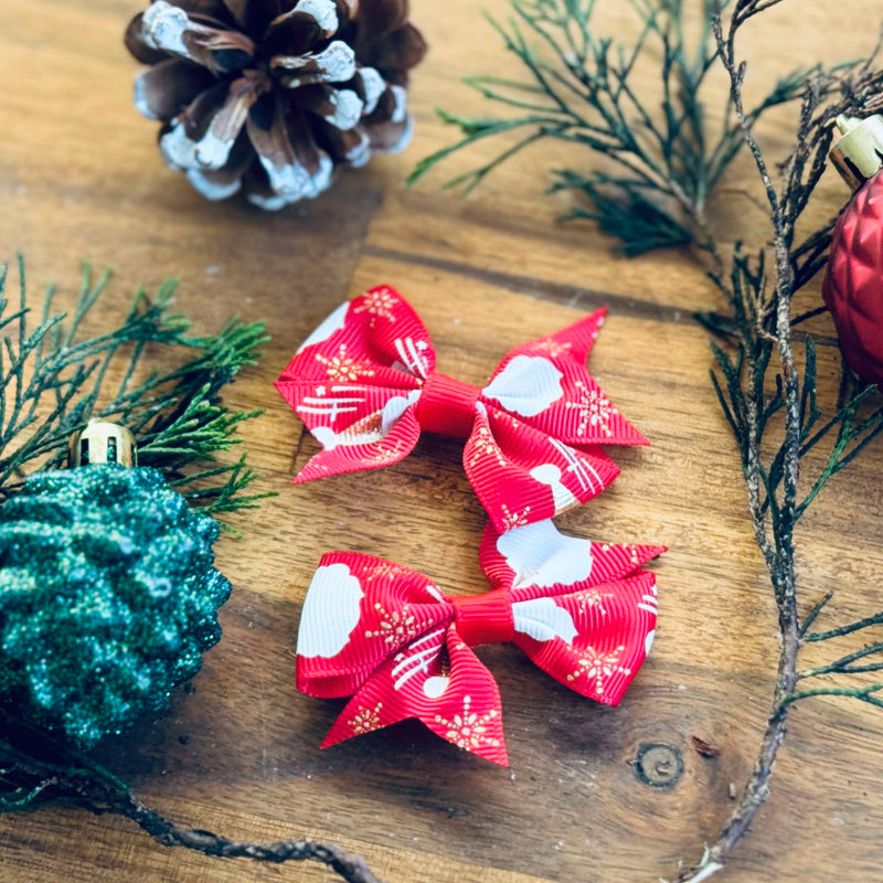 Christmas Hair Bow Accessories