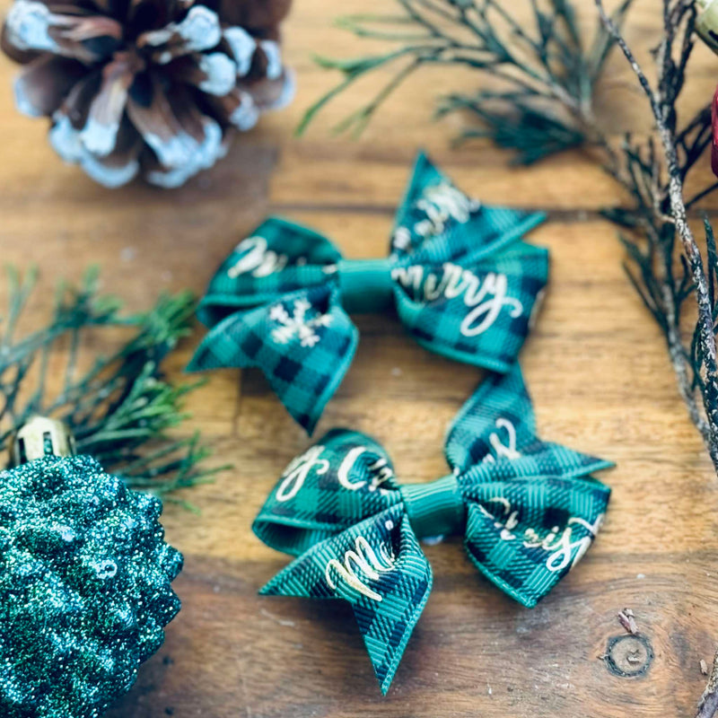Christmas Hair Bow Accessories