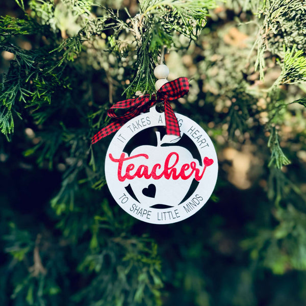 Wooden Hanging Teacher Decoration