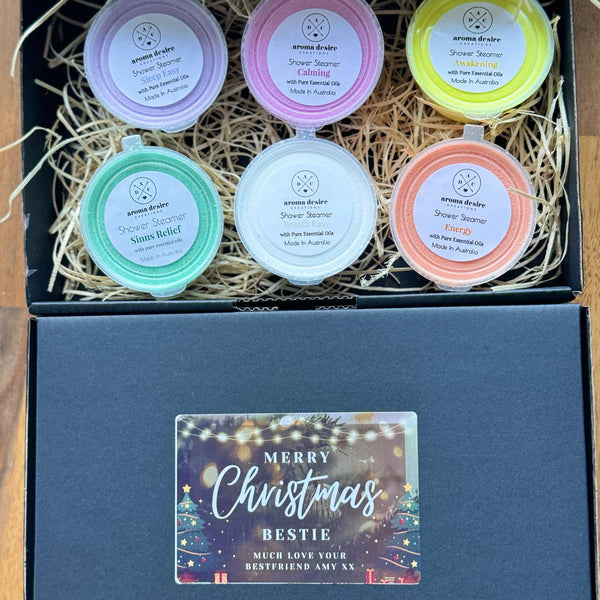 Personalised Shower Steamer Gift Set