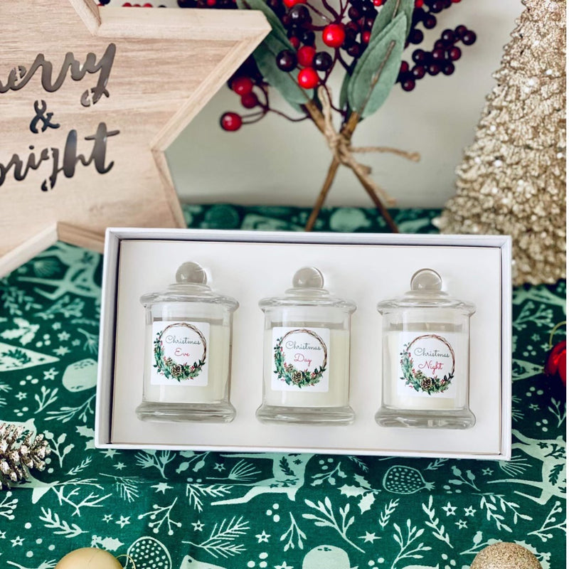 Christmas 3pce Candle Gift Set