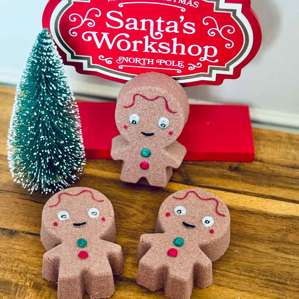Gingerbread Man Bath Bomb