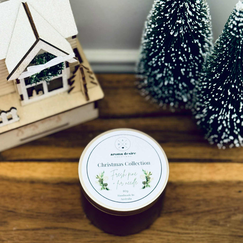 Christmas Tin Soy Candles (Assorted)