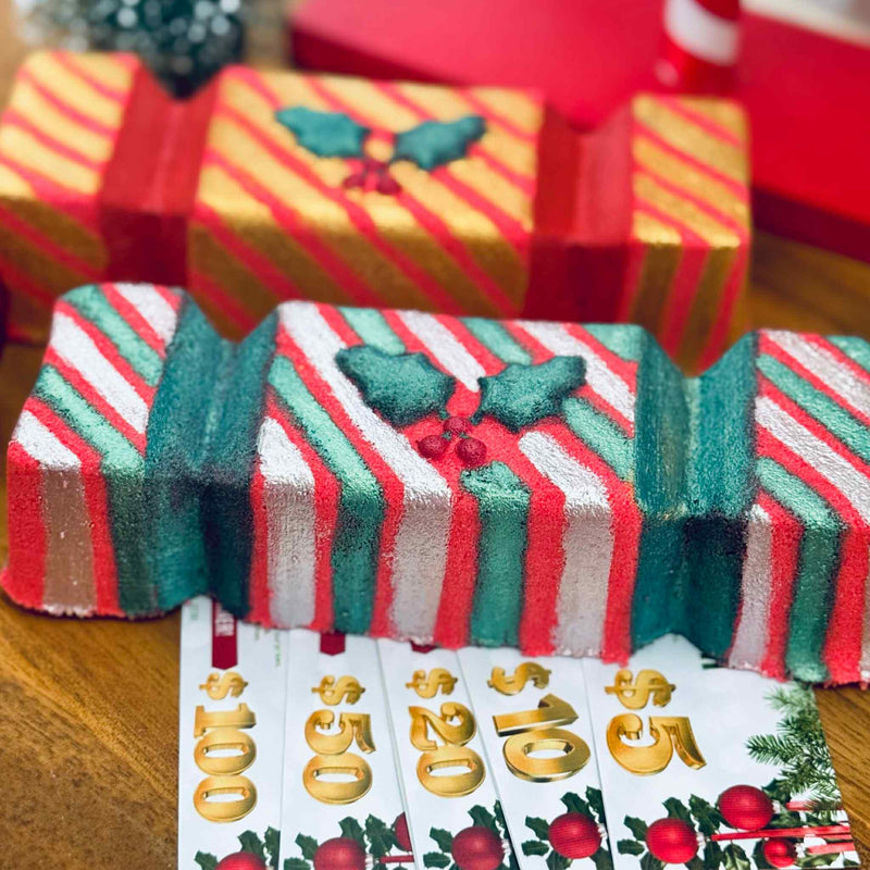 Surprise Voucher Christmas Bon Bon Bath Bomb
