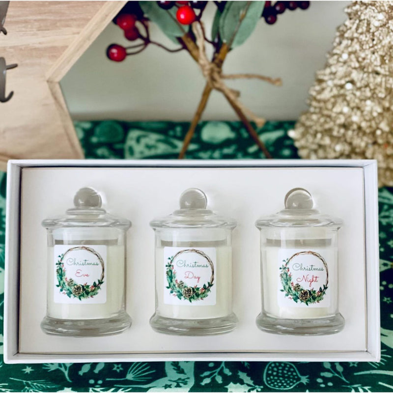 Christmas 3pce Candle Gift Set