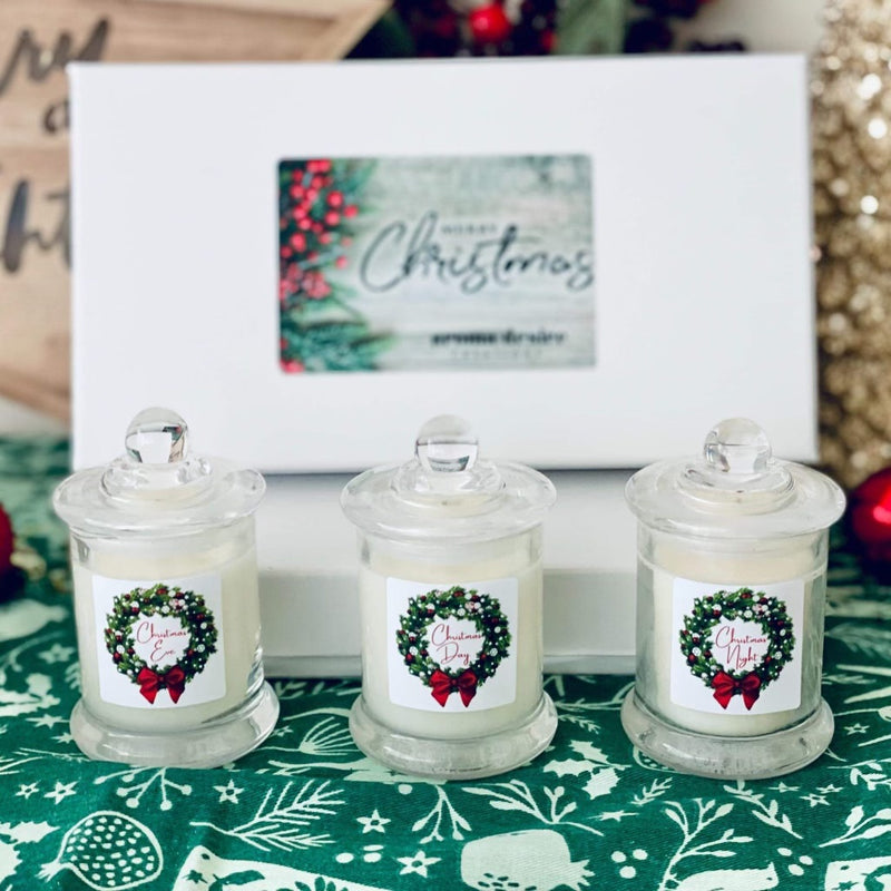 Christmas 3pce Candle Gift Set