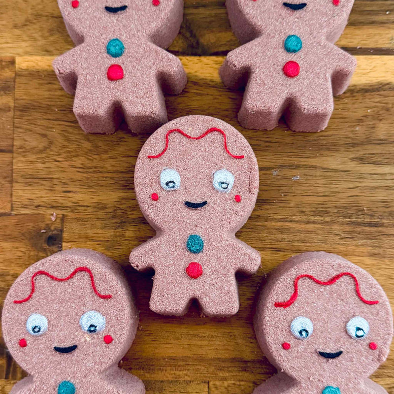 Gingerbread Man Bath Bomb