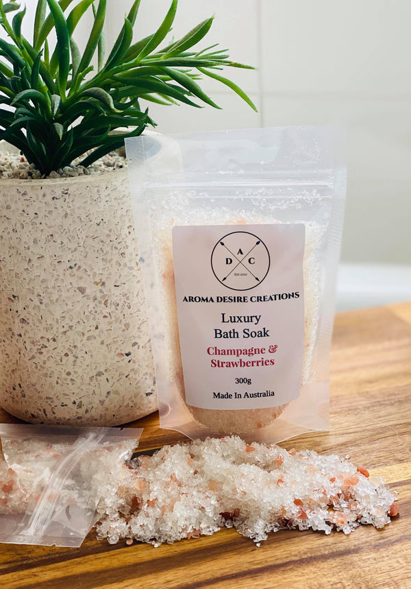 Champagne & Strawberries - Luxury Bath Soak