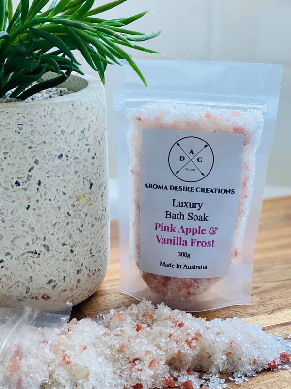 Pink Apple & Vanilla Frost - Luxury Bath Soak