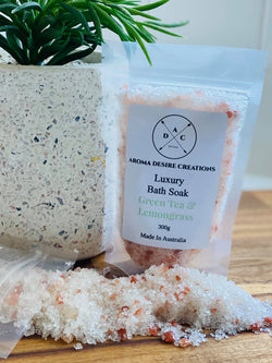 Green Tea & Lemongrass - Luxury Bath Soak