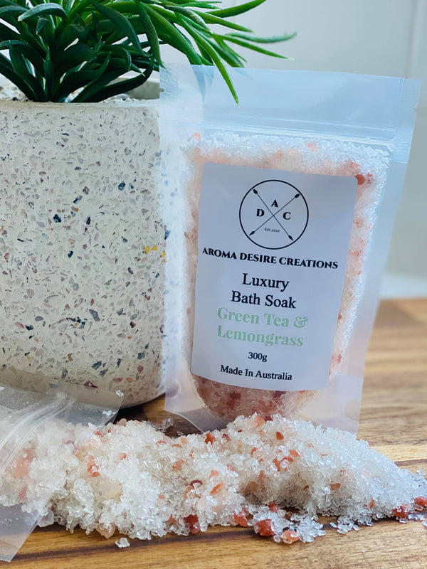 Green Tea & Lemongrass - Luxury Bath Soak