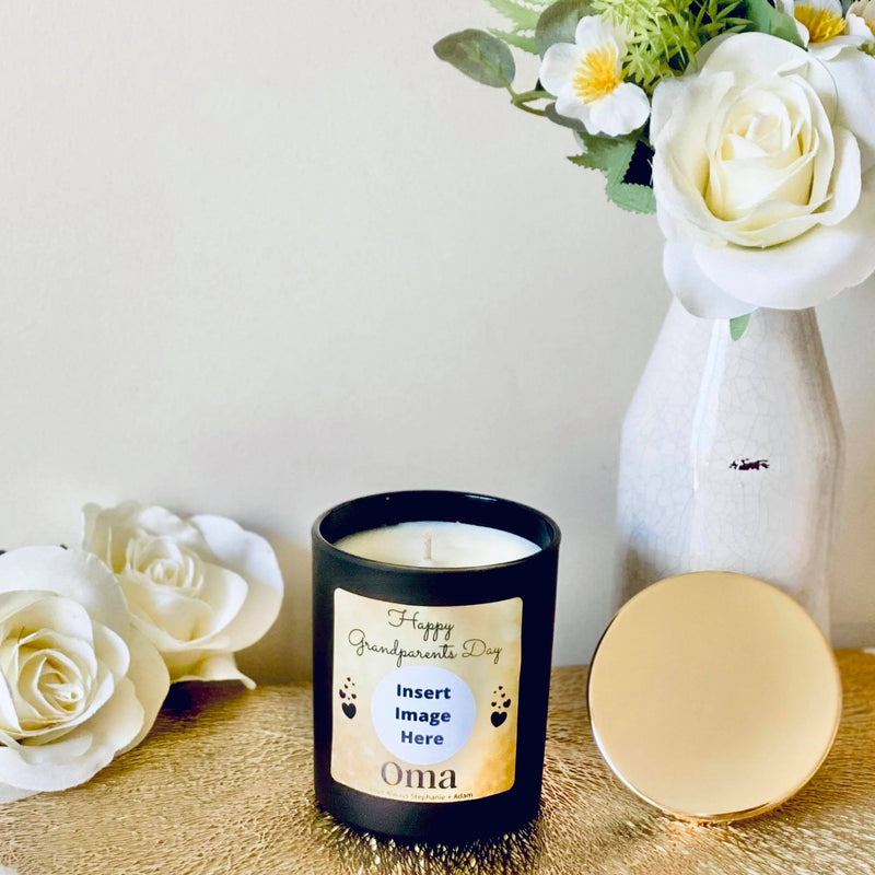 Personalised  Grandparents Day - Soy Candle