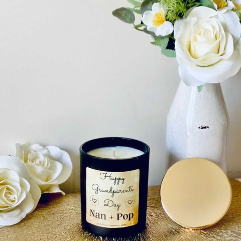 Personalised  Grandparents Day - Soy Candle