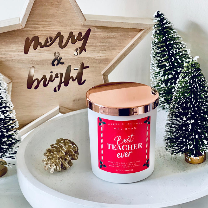 Teacher Candle Gift - Elegant or French Boutique Collection