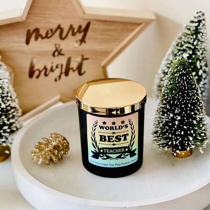 Teacher Candle Gift - Elegant or French Boutique Collection